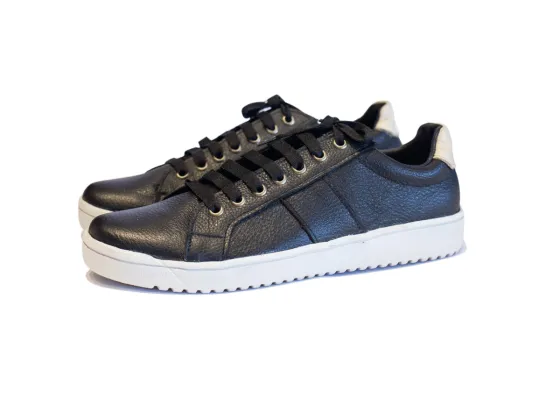 Zapatilla Budapest Combinada negra
