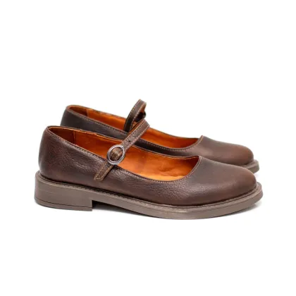 Escotado 1227 E01 Cuero Rush camel