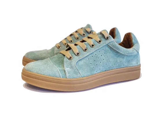 Zapatilla Bangor rev&eacute;s aqua