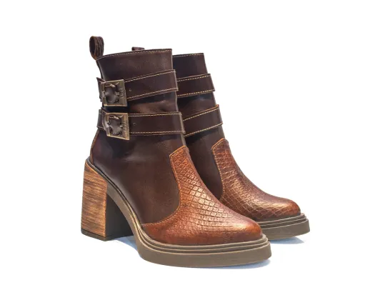 Bota Indiana 53 Combinado marr&oacute;n