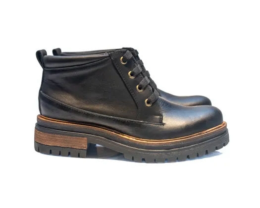Bota 1248 B02 Cuero negro