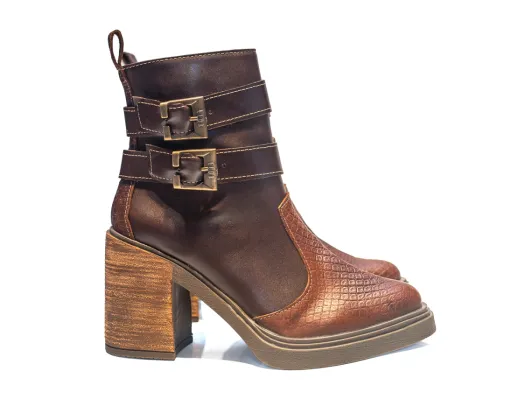 Bota Indiana 53 Combinado marr&oacute;n