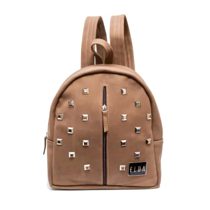 Mochila Clara Habano con tachas
