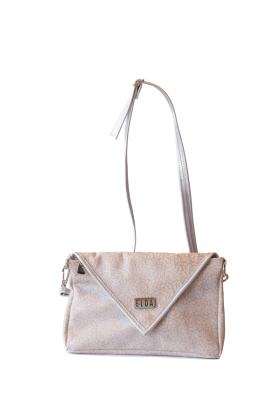 Cartera Bandolera Florencia cuero yel hueso marfil